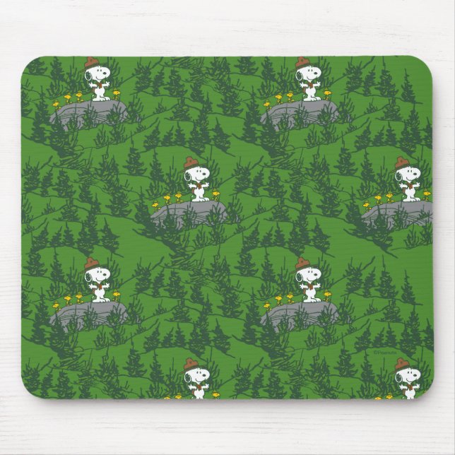 Tapis De Souris Motif du Beagle de snoopy (Devant)