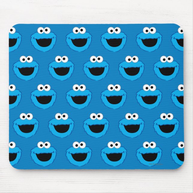 Tapis De Souris Motif du Monstre Cookie Souriant (Devant)