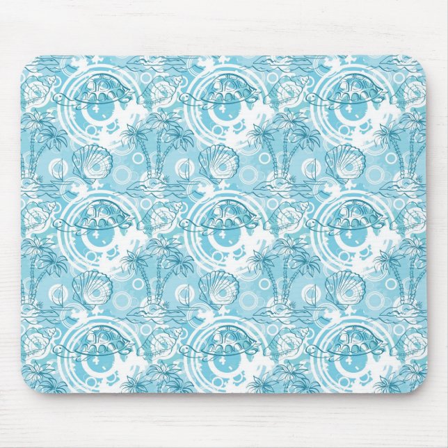 Tapis De Souris motif exotique d'océan (Devant)