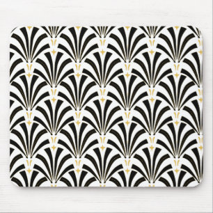 Tapis De Souris Motif fait sur commande de fans d'art déco