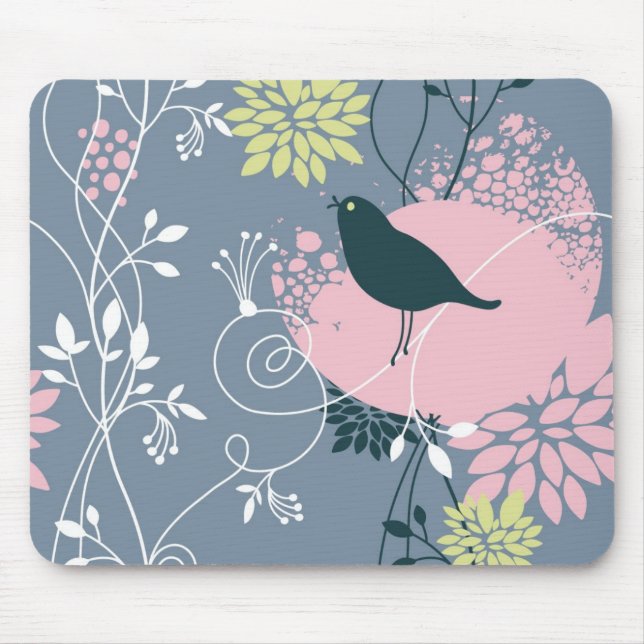 Tapis De Souris Motif floral (Devant)