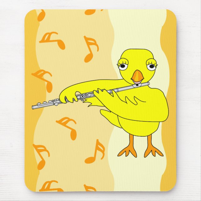 Tapis De Souris Motif Flute Chick (Devant)