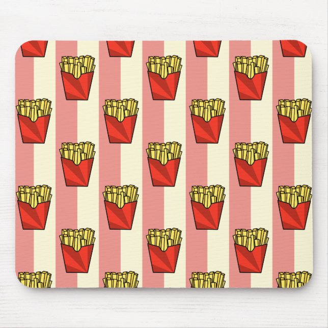 Tapis De Souris Motif français de Fries Mousepad (Devant)