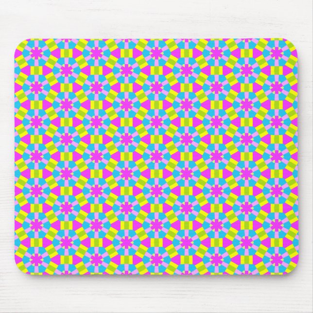Tapis De Souris Motif géométrique couleur 02 (Devant)