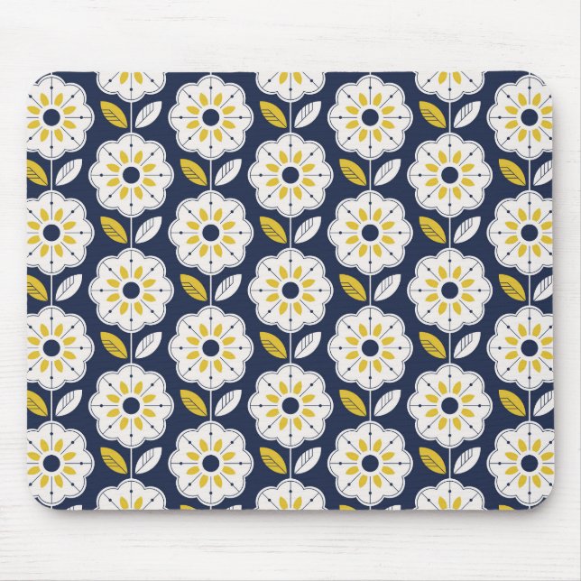 Tapis De Souris Motif géométrique vintage (Devant)