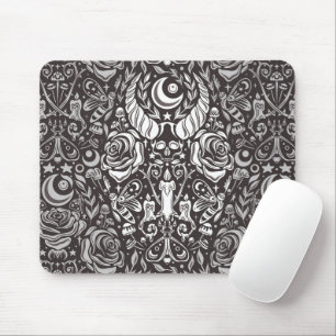 Tapis De Souris Motif gothique monochrome