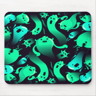 Tapis De Souris Motif Green Neon Ghost