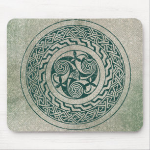 Tapis De Souris Motif irlandais de médaillon de Knotwork de Celti