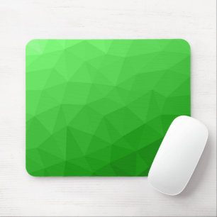 Tapis De Souris Motif lumineux à maillage géométrique dégradé vert