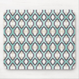 Tapis De Souris Motif marocain turquoise