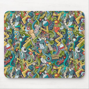 Tapis De Souris Motif Médicale d'icône d'art abstrait