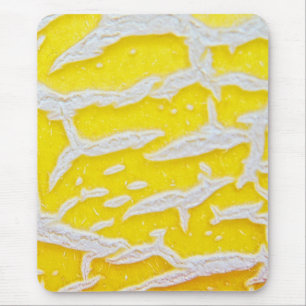 Tapis De Souris Motif melon jaune