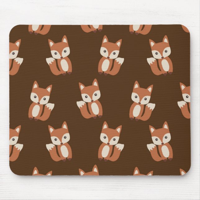 Tapis De Souris Motif mignon de Fox (Devant)