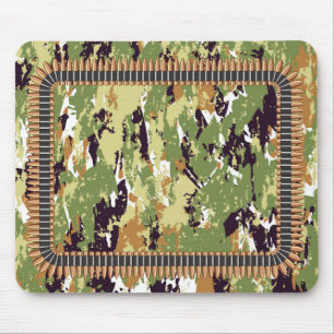 Tapis De Souris Motif militaire avec balle