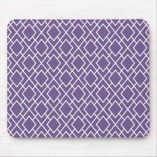 Tapis De Souris Motif moderne élégant violet diamant