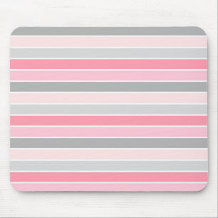 Tapis De Souris Motif moderne et élégant en bande rose