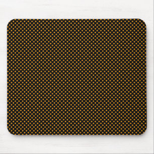Tapis De Souris Motif net, noir avec orange