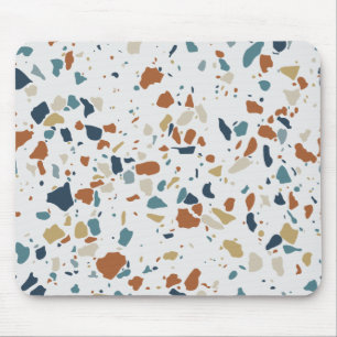Tapis De Souris Motif numérique coloré Terrazzo