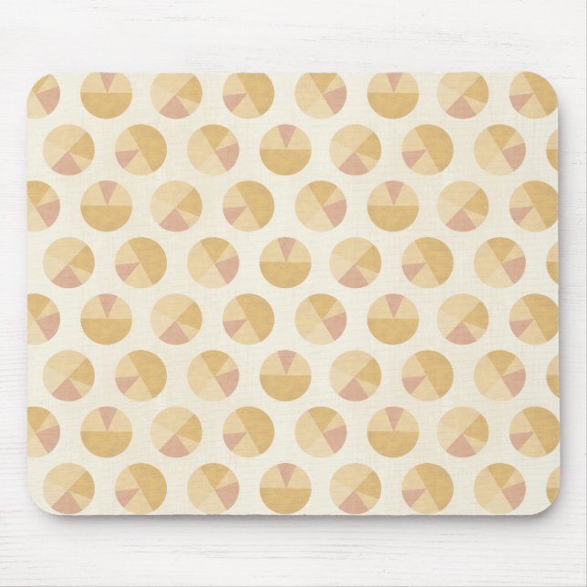 Tapis De Souris Motif orange de cercle d'étape | de Geo de (Devant)