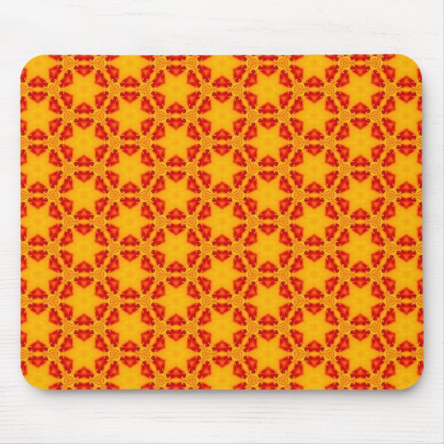 Tapis De Souris Motif Orange Terrazzo (Devant)