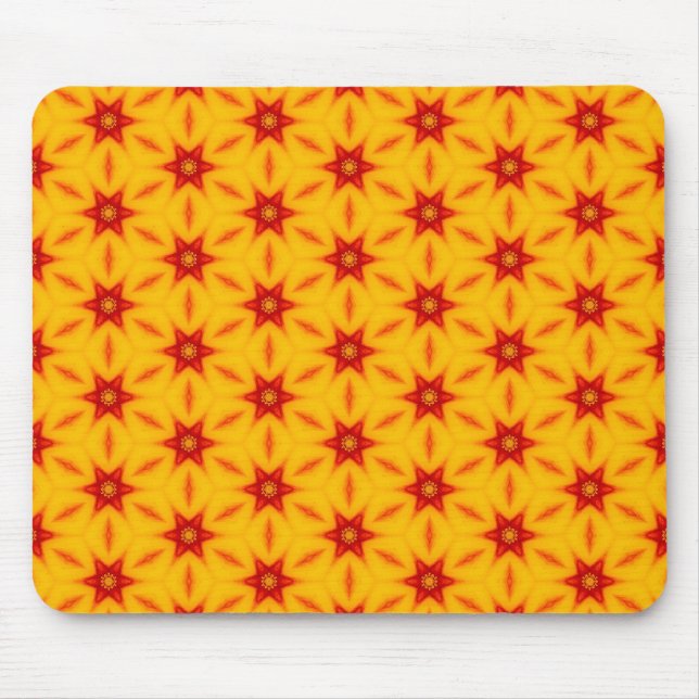 Tapis De Souris Motif Orange Terrazzo (Devant)