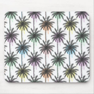 Tapis De Souris Motif Paint Drop Palm Tree