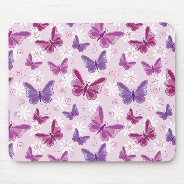 Tapis De Souris motif papillon (Devant)