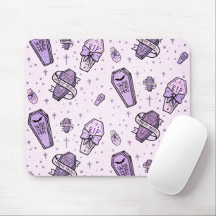 Tapis De Souris Motif Pastel Goth Coffins