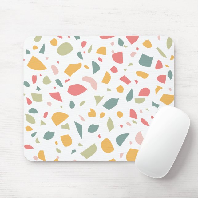 Tapis De Souris Motif pastel moderne (Avec souris)