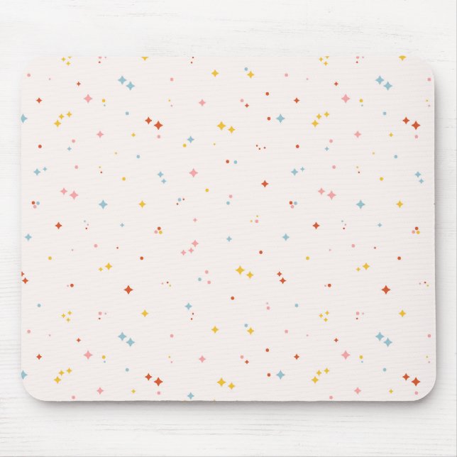 Tapis De Souris Motif Pastel Star (Devant)