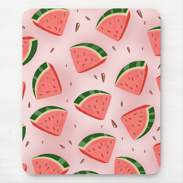 Tapis De Souris Motif Pastèque (Devant)