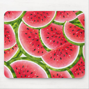 Tapis de souris motif pastèque d'été