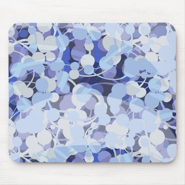 Tapis De Souris Motif pourpre de microbe (Devant)