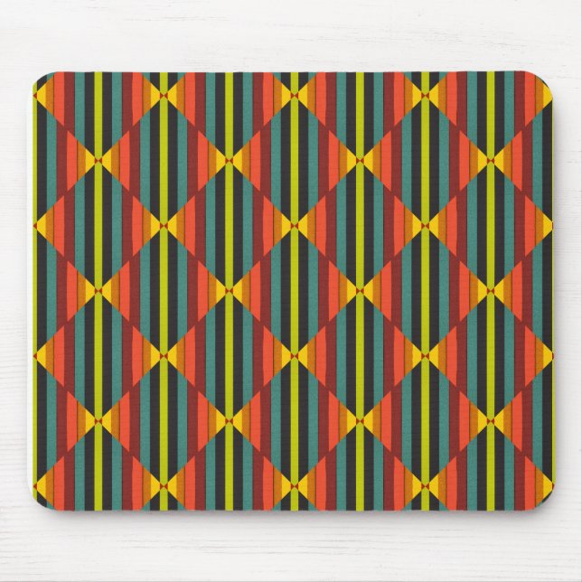 Tapis De Souris Motif rétro vintage (Devant)