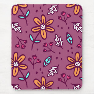 Tapis De Souris Motif rose Fleur Art esthétique Fleur PNG Tradi