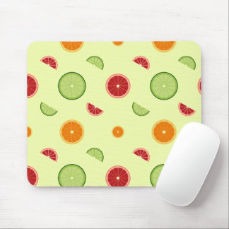 Tapis De Souris Motif sans couture de tranche d'orange