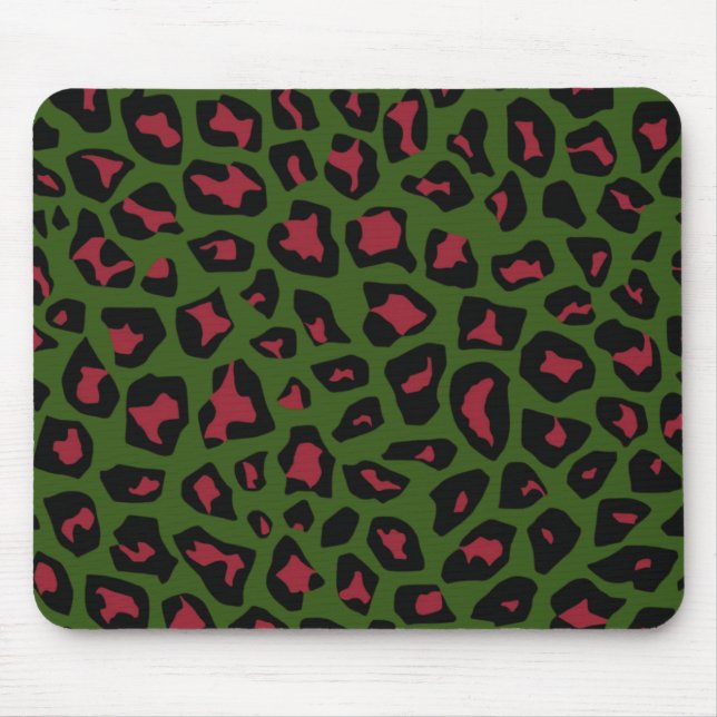 Tapis De Souris Motif sans voile Leopard (Devant)