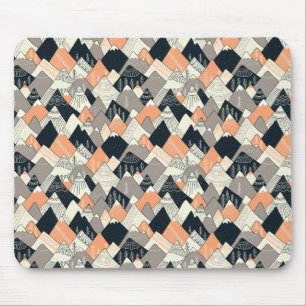 Tapis De Souris Motif scandinave de montagne de style
