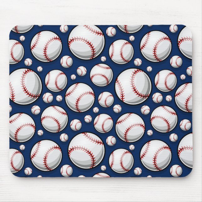 Tapis De Souris Motif sportif de baseball (Devant)