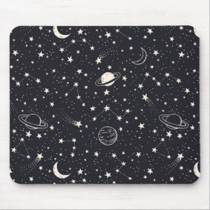 Tapis De Souris Motif Stars & Planètes