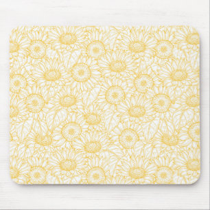 Tapis De Souris Motif Sunny Sunflower