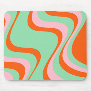 Tapis De Souris Motif Super Y2K rétro-tordu coloré