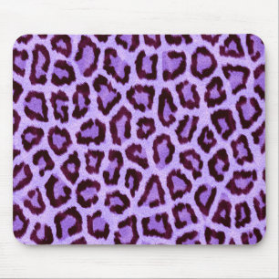 Tapis De Souris Motif tendance de léopard violet