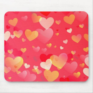 Tapis De Souris Motif tendance Red Heart