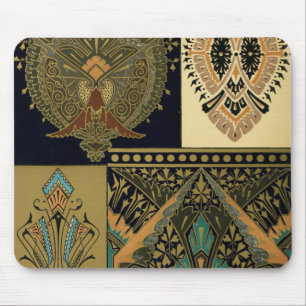 Tapis De Souris Motif textile Art nouveau Christopher