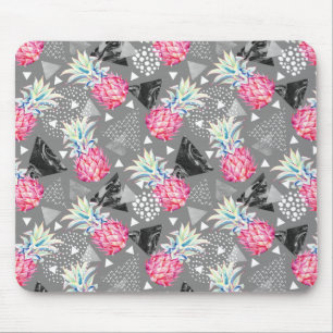 Tapis De Souris Motif texturé à ananas géométrique