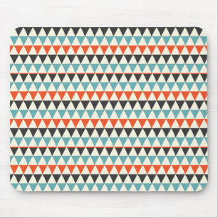 Tapis De Souris Motif triangle moderne rétro du milieu du siècle