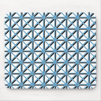 Tapis De Souris Motif triangles bleu