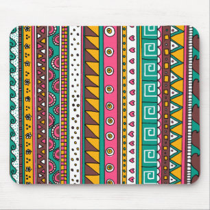 Tapis De Souris Motif tribal coloré