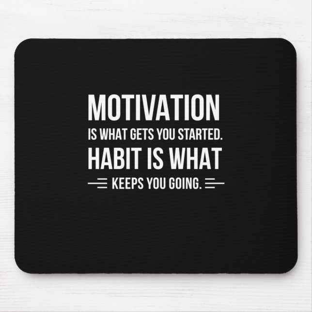 Tapis De Souris Motivation Cadeau Anniversaire Est Ce Qui Vous A C (Devant)